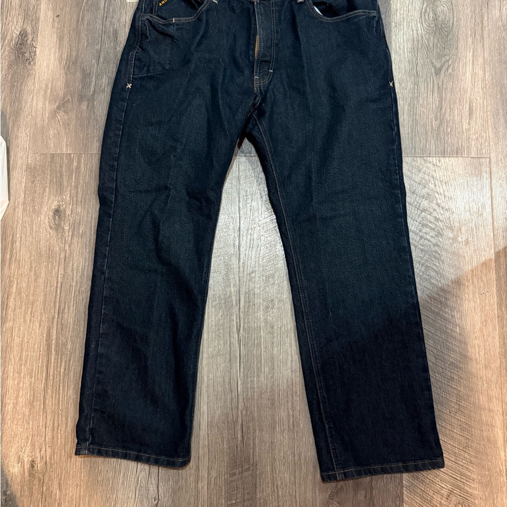 Ariat Men's Dark Blue Straight Jeans